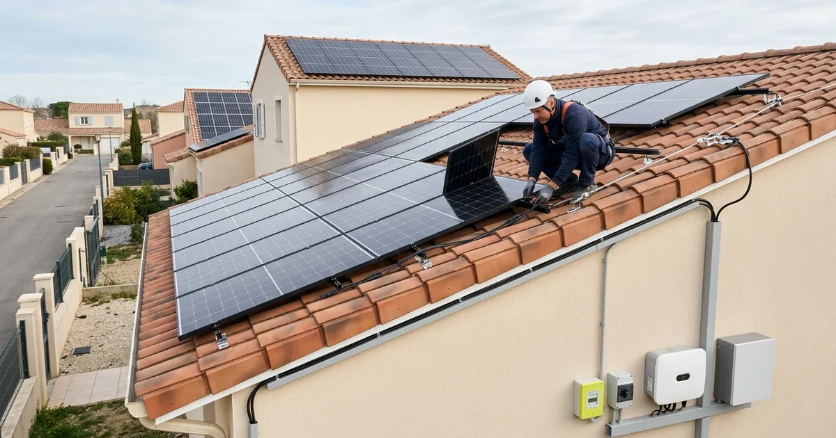 Panneaux solaires dans le Val-de-Marne