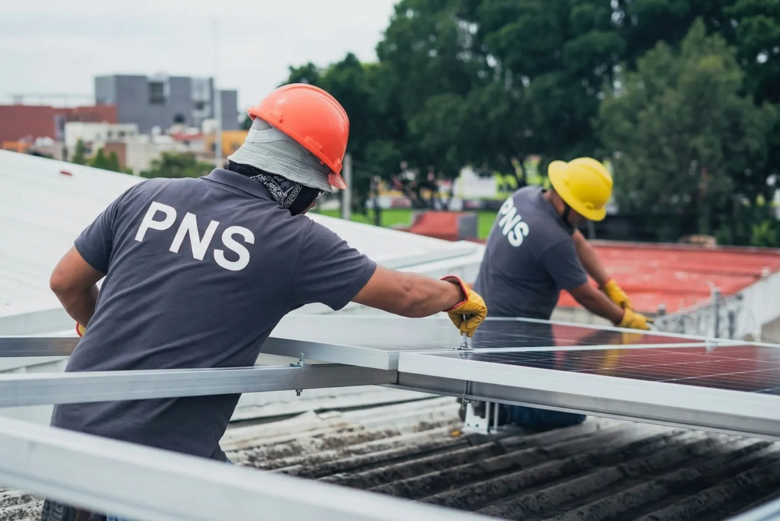 Panneaux solaires à Ivry-sur-Seine